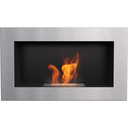 Gilbert Brushed Stainless Steel 648mm 2kW Bioethanol Fire