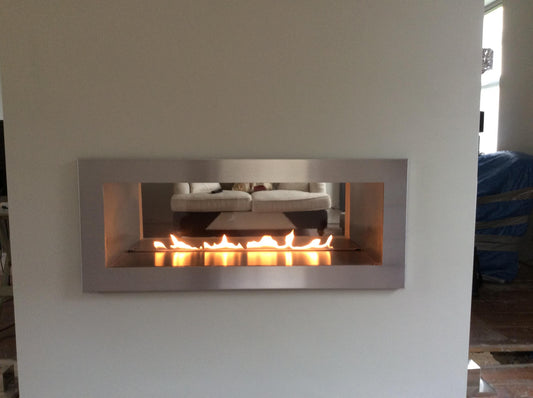 Fire River Ribbon Double Sided Gas Fire